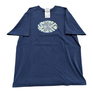 Y2K Adidas Glitter Box Logo T Shirt